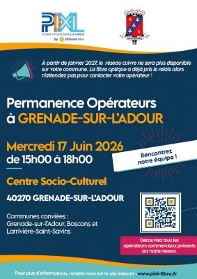 Affiche A3 Grenade sur l'adour
